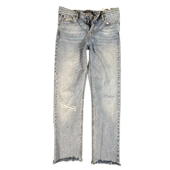 Calvin Klein‎ Jeans Mid Rise Slim Distressed Jeans Women's 29x32 - Picture 1 of 7